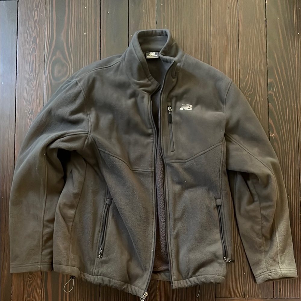 New Balance Black Performance Jacket with Stand-Up Collar